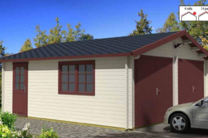 A garage made by affordable portable structures