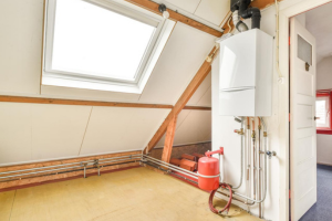 a newly fitted boiler/ heating system 